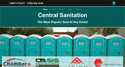 Desktop Screenshot of centralsanitation.com